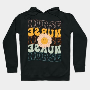 Retro Groovy Nurse Life For Women Nursing For Nurses Week Hoodie